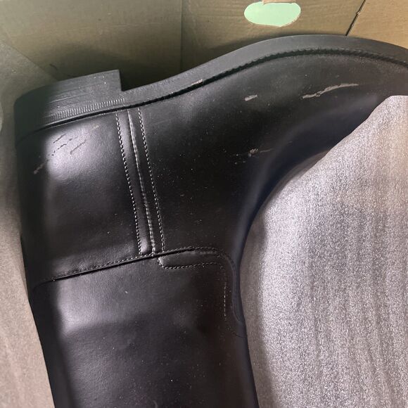Boot Horse Riding AIGLE Start XL, With Some Damage. Size 7.5 New IN Box #2599 - Picture 8 of 9